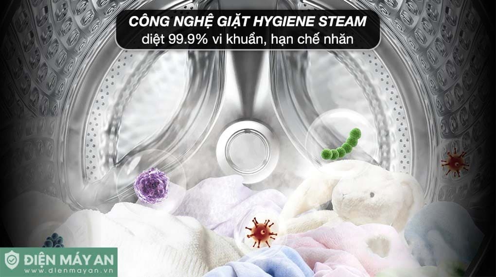 Máy giặt Samsung Bespoke AI EcoBubble Inverter 10 kg WW10DB7U34GWSV